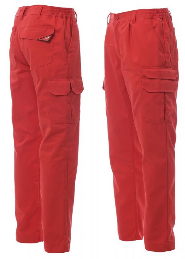 Pantalón Cargo 2.0 de Payper. Este pantalón multitarea se destaca por su diseño resistente y funcional. Color rojo.