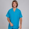 BLUSA HOMBRE PABLO GARYS en microfibra antibacteriana, ideal para hospitales y clínicas