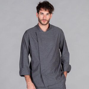 Chaqueta Cocina Unisex Silva en color gris marengo.