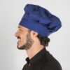 Gorro Chef con Velcro en color azulina.