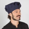 Gorro Chef con Velcro en color marino.